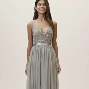 BHLDN AVERY DRESS IN MORNING KIST NEW UNWORN SIZE 22